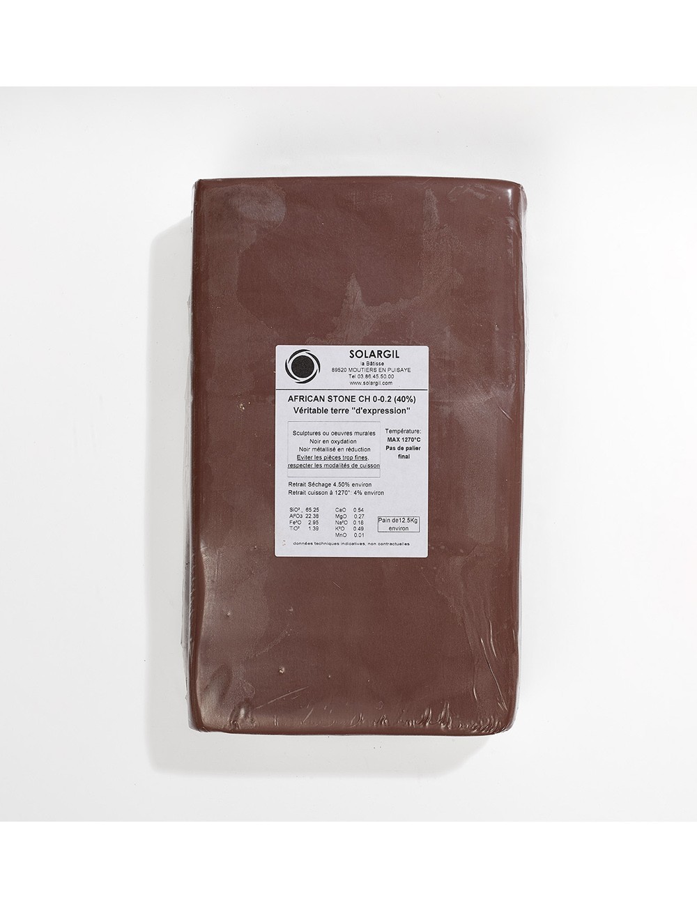 AFRICAN STONE GRÈS NOIR CH. 0-0,2 - AFRICANSTONE - 12,5 KG