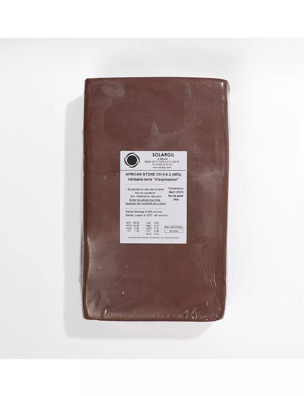 AFRICAN STONE GRÈS NOIR CH. 0-0,2 - AFRICANSTONE - 12,5 kg