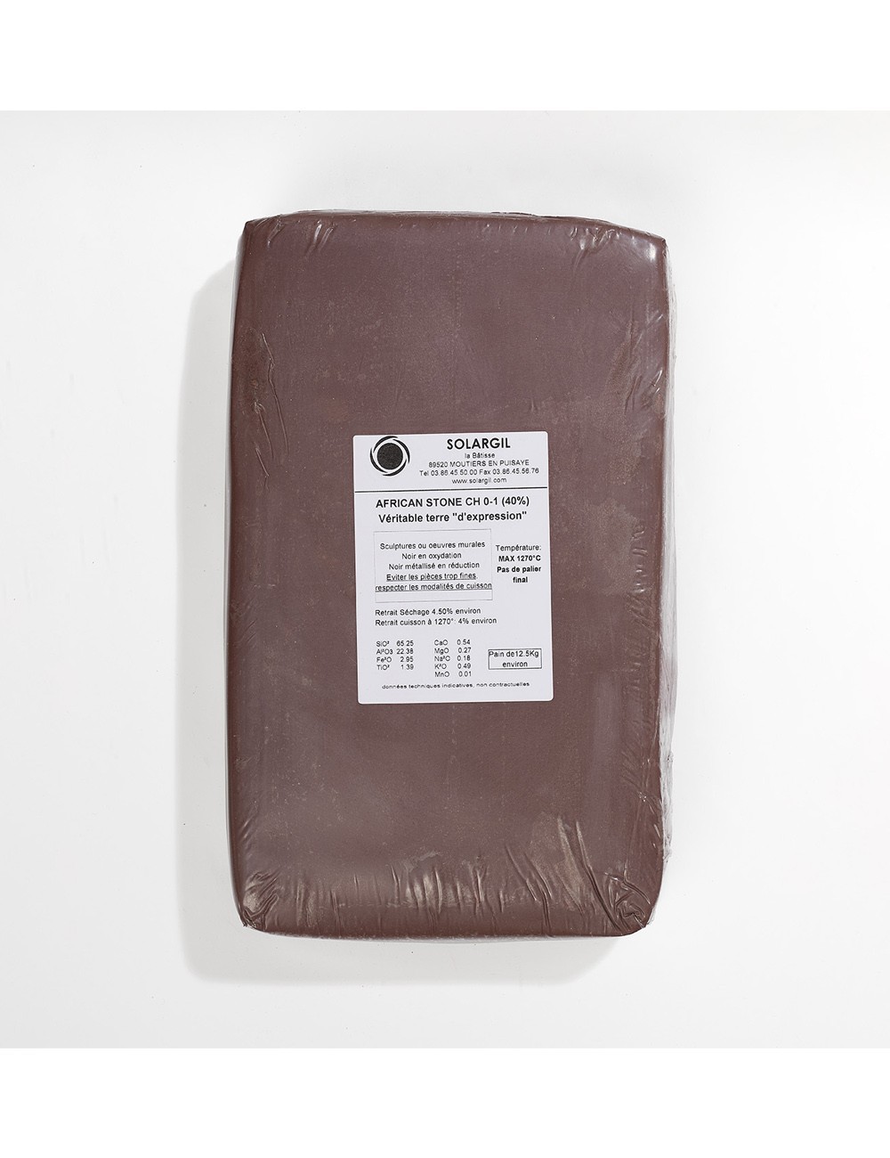 AFRICAN STONE GRÈS NOIR CH. 0-1 - AFRICAN0-1 - 12,5 KG