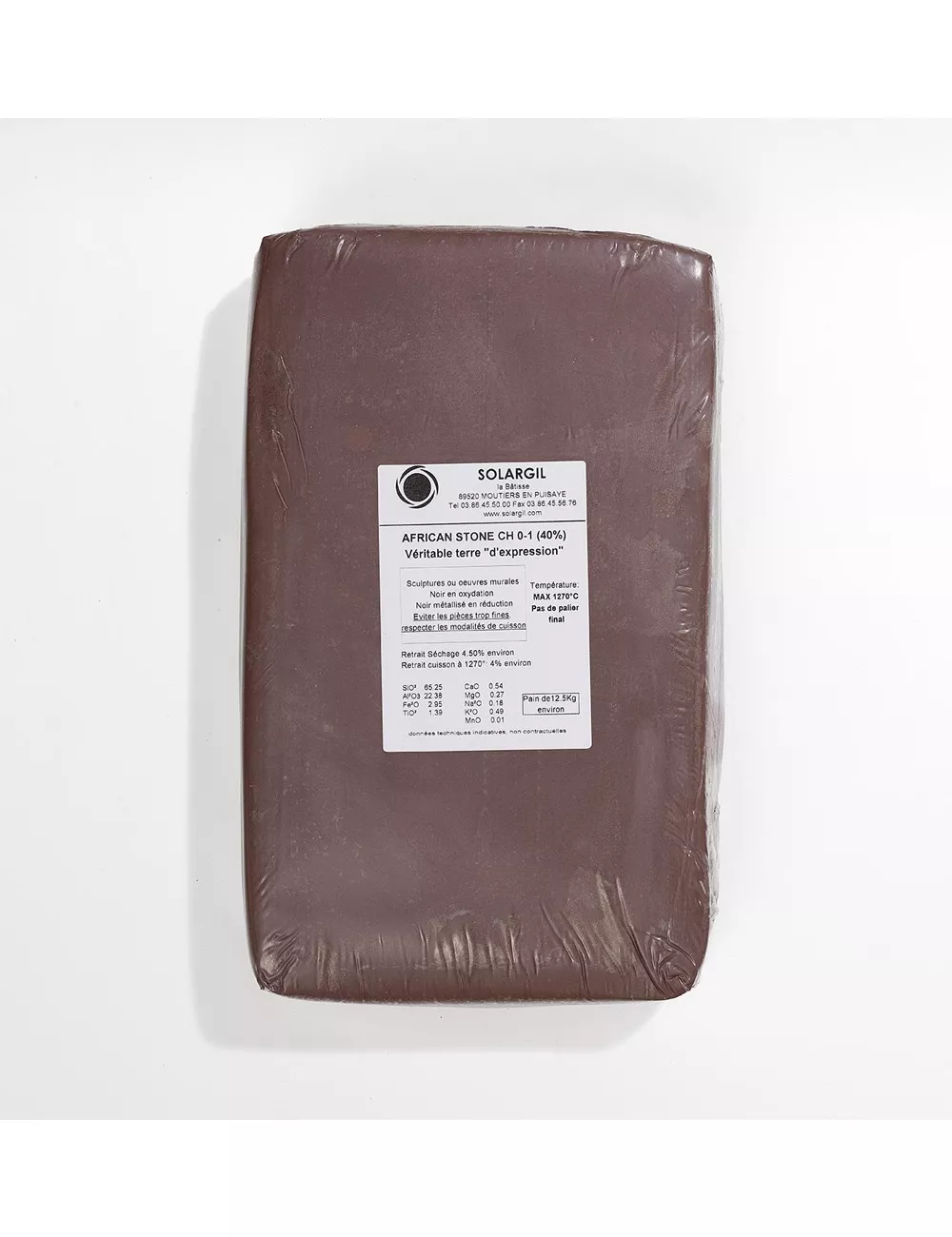 AFRICAN STONE GRÈS NOIR CH. 0-1 - AFRICAN0-1 - 12,5 kg