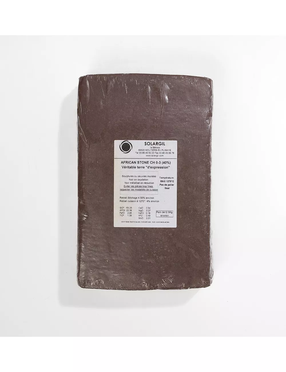 AFRICAN STONE GRÈS NOIR CH. 0-3 - AFRICS03 - 12,5 kg