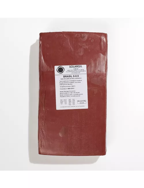GRÈS ROUGE BRASIL CH. 0-0,5 - BRASIL005 - 12,5 kg