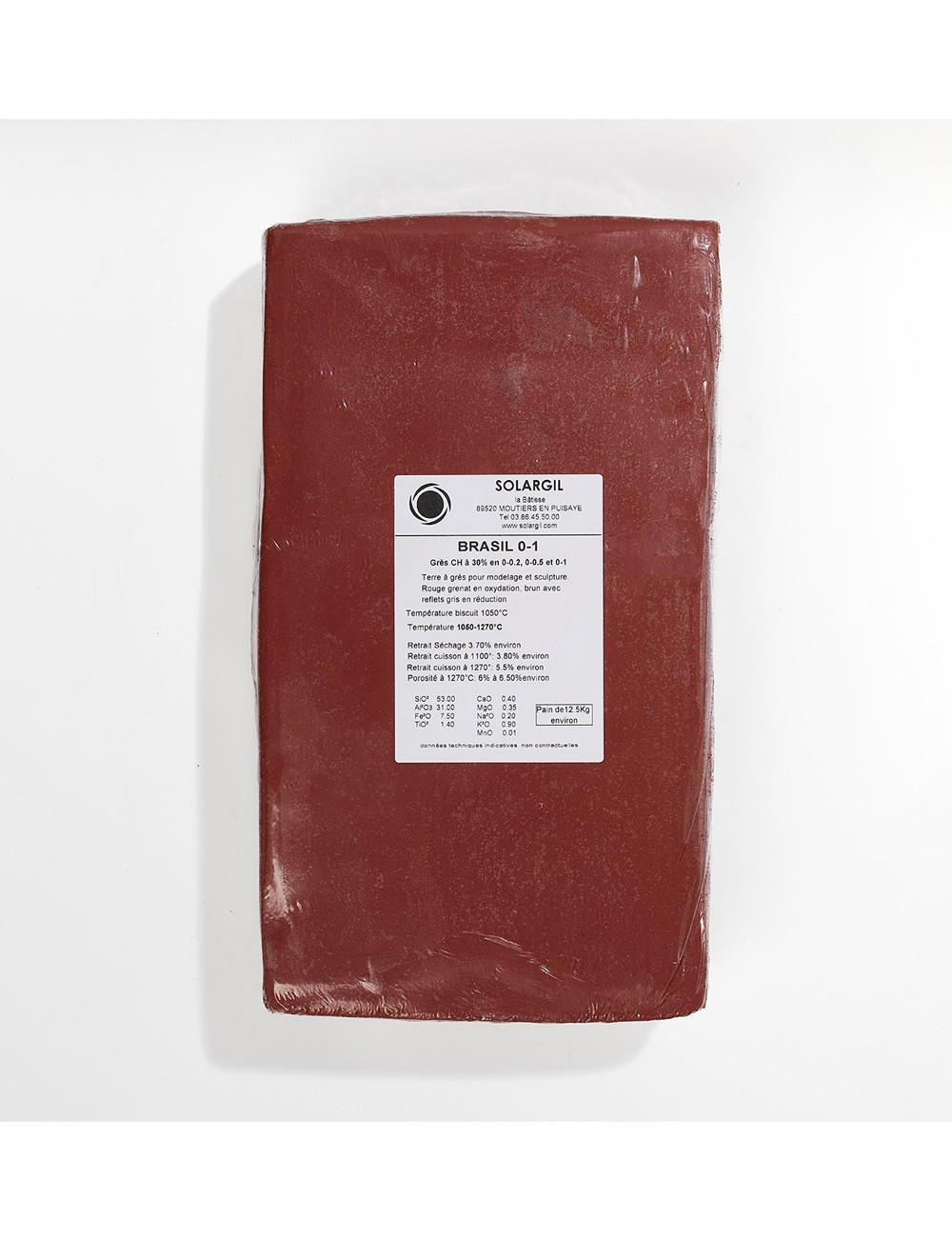 GRÈS ROUGE BRASIL CH. 0-1 - BRASIL01 - 12,5 KG