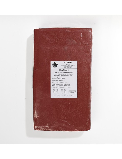 GRÈS ROUGE BRASIL CH. 0-1 - BRASIL01 - 12,5 KG