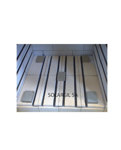 LOT DE 5 CALES 50 x 50 x 20 MM 1340°C