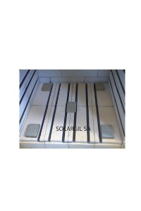 LOT DE 5 CALES 50 x 50 x 20 MM 1340°C