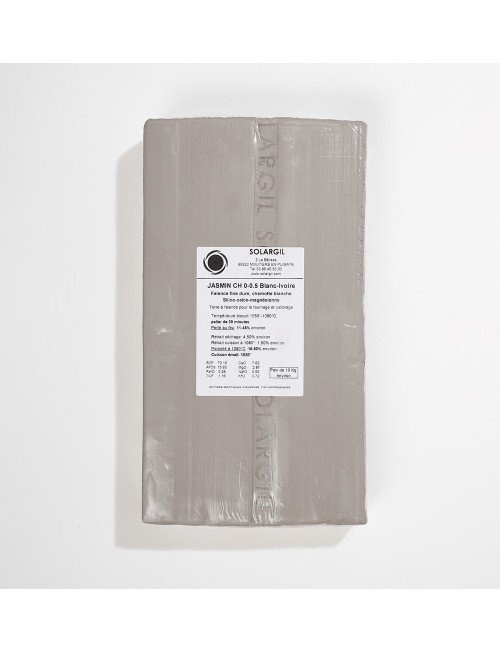 FAÏENCE BLANCHE IVOIRE CH. 0-0,5 - JASMIN05 - 10 KG