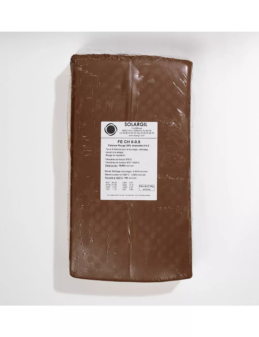 FAÏENCE ROUGE CH. 0-0,5 - FE005 - 12,5 kg