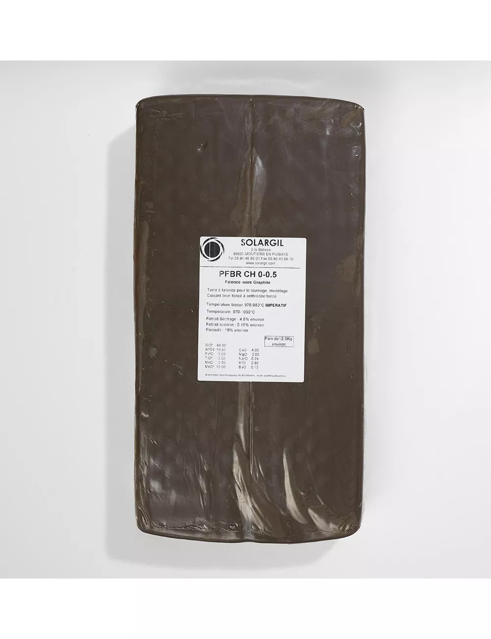FAÏENCE BRUNE CH. 0-0,5 - PFBR005 - 12,5 kg