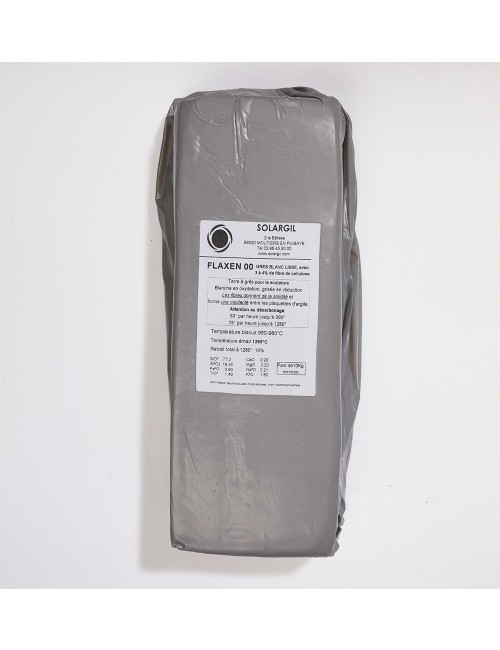 GRÈS BLANC LISSE PAPER CLAYS -FLAXEN00 - 10 kg