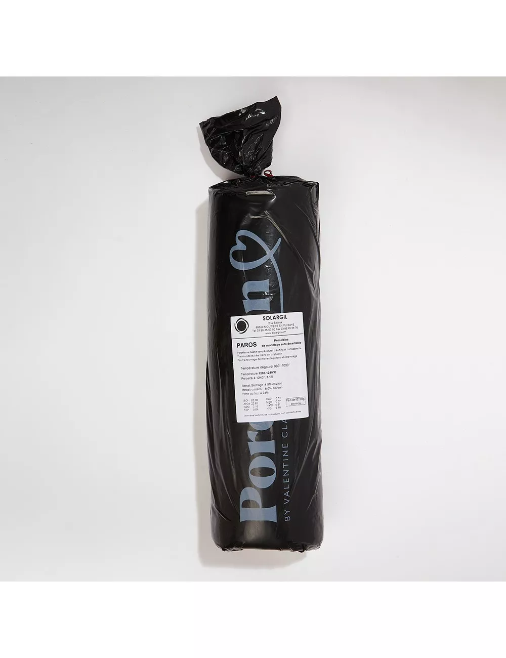 PORCELAINE LISSE - PAROS - 12,5 kg