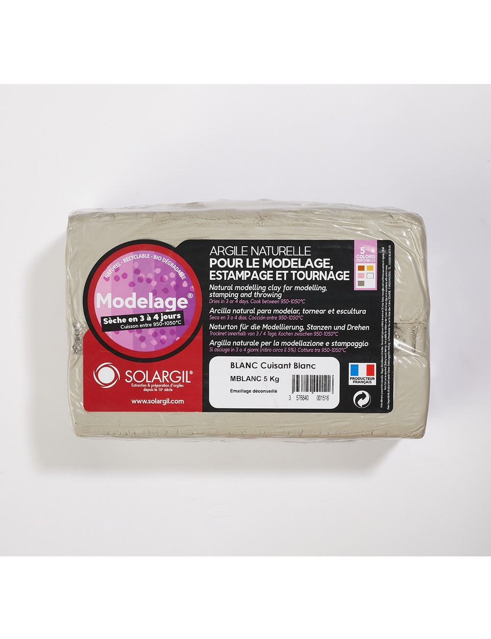 MODELAGE BLANC - MBLANC5 - 5 KG