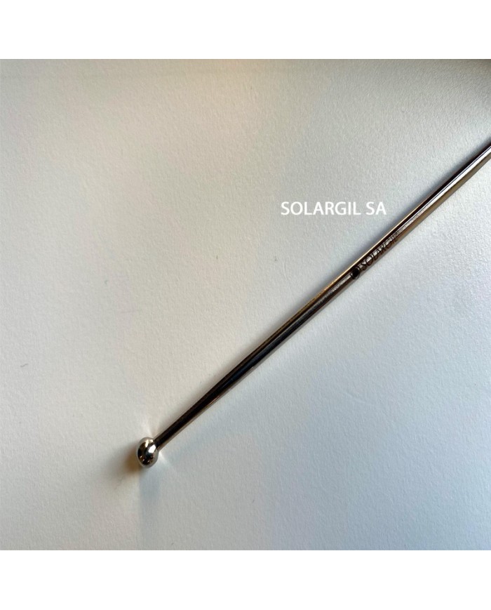 OUTILS INOX DOUBLE AIGUILLE ET BOULE L 150 MM