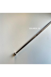 OUTILS INOX DOUBLE AIGUILLE ET BOULE L 150 MM