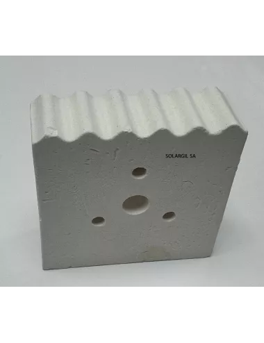 Support réfractaire 60 × 60 × 15 mm – 1340 °C – Support de cuisson