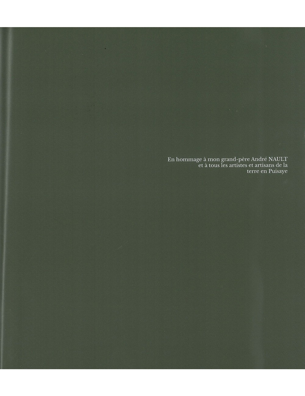 LIVRE GRÈS DE PUISAYE