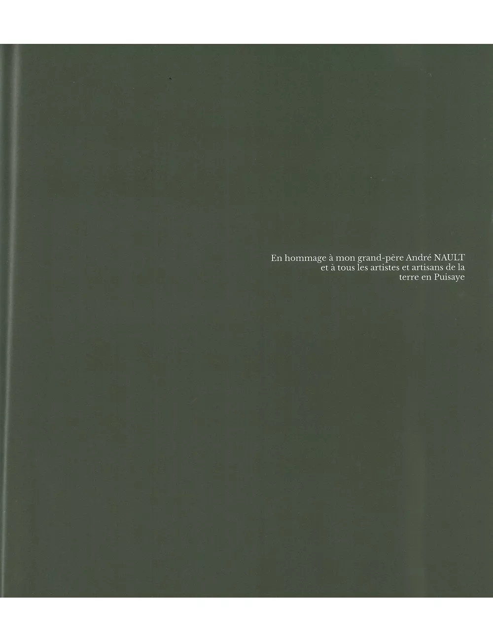 LIVRE GRÈS DE PUISAYE
