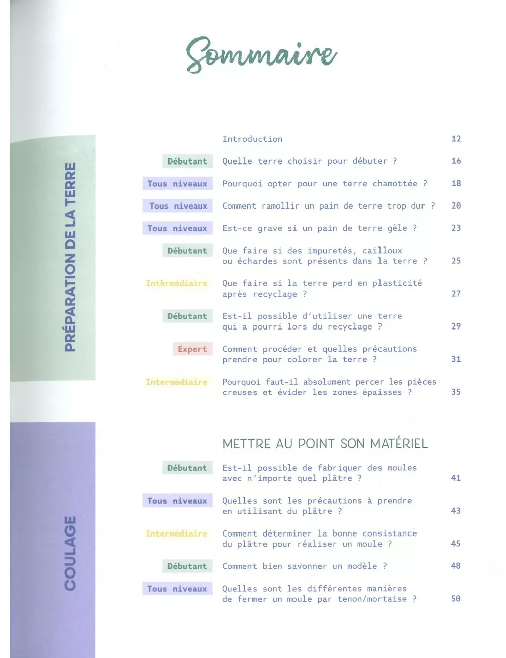 LIVRE 100 QUESTIONS-RÉPONSES POUR LES CÉRAMISTES