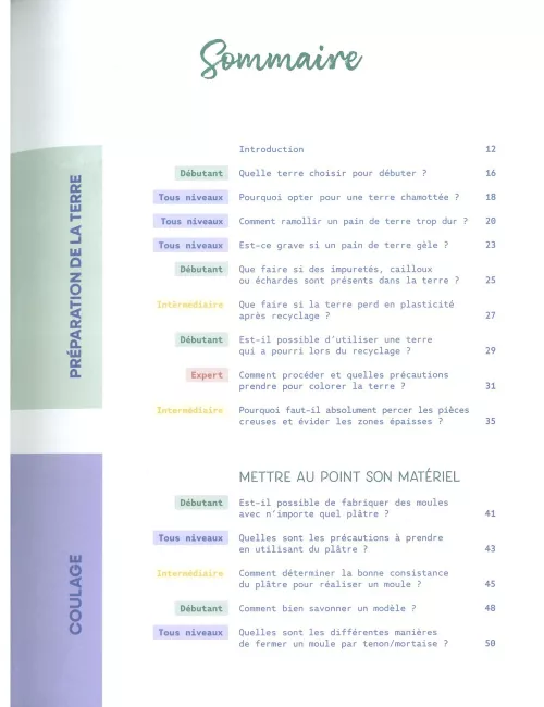 LIVRE 100 QUESTIONS-RÉPONSES POUR LES CÉRAMISTES