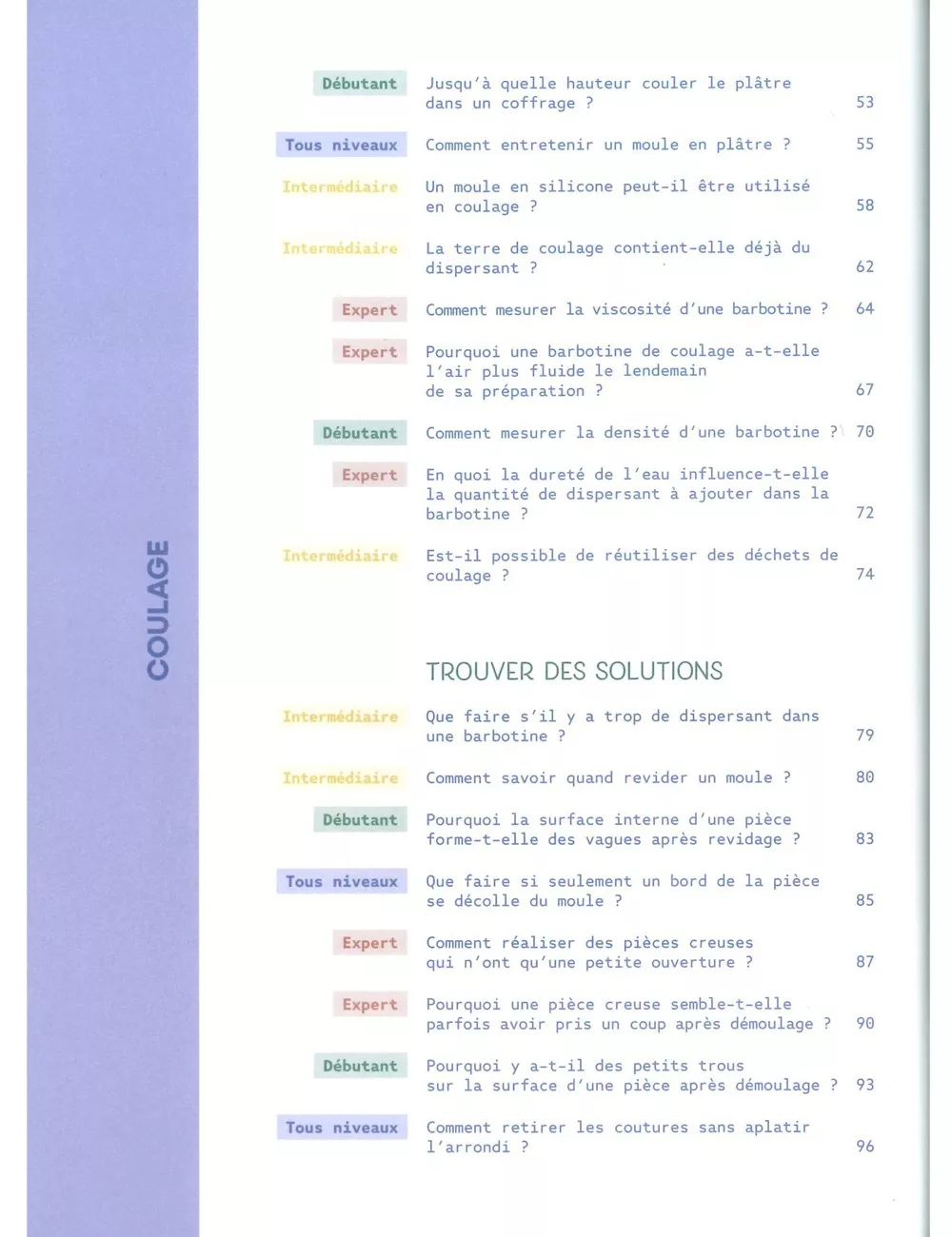 LIVRE 100 QUESTIONS-RÉPONSES POUR LES CÉRAMISTES
