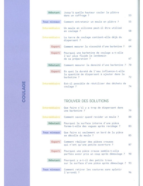 LIVRE 100 QUESTIONS-RÉPONSES POUR LES CÉRAMISTES