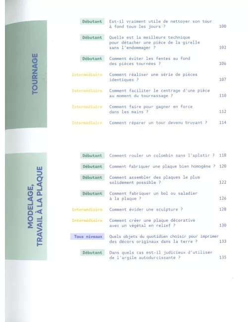 LIVRE 100 QUESTIONS-RÉPONSES POUR LES CÉRAMISTES