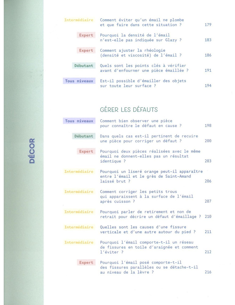 LIVRE 100 QUESTIONS-RÉPONSES POUR LES CÉRAMISTES