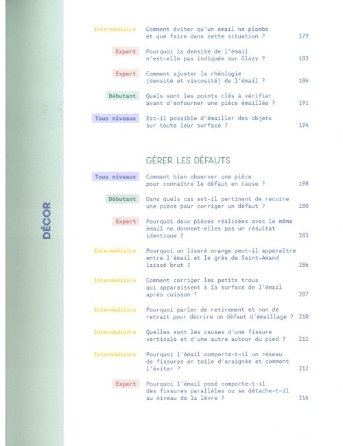 LIVRE 100 QUESTIONS-RÉPONSES POUR LES CÉRAMISTES