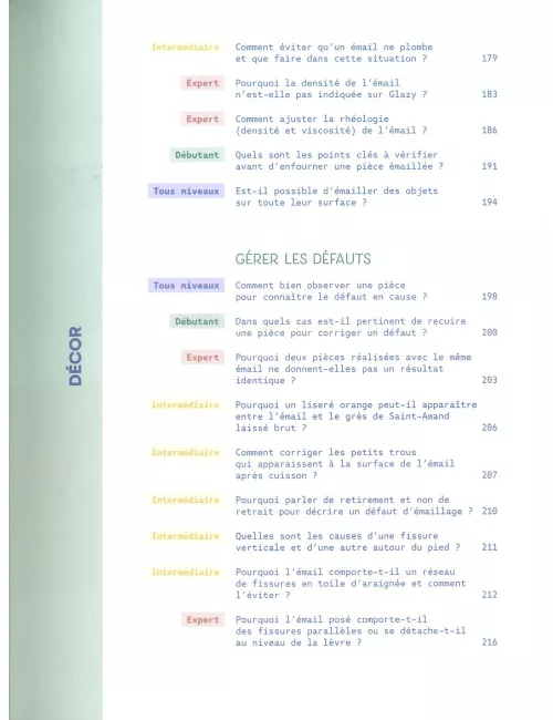 LIVRE 100 QUESTIONS-RÉPONSES POUR LES CÉRAMISTES