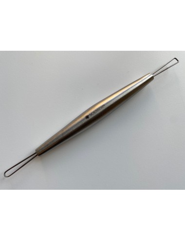 MIRETTE DOUBLE INOX FIL SEMI-COUPANTE 185 MM (Jusqu'à fin des stocks)