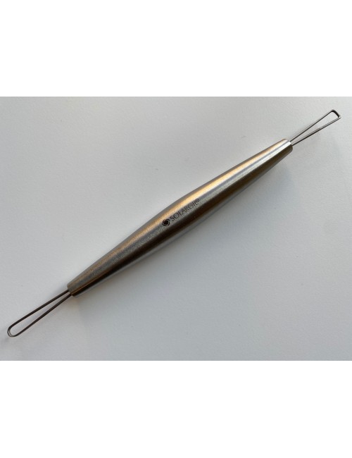 MIRETTE DOUBLE INOX FIL SEMI-COUPANTE 185 MM (Jusqu'à fin des stocks)
