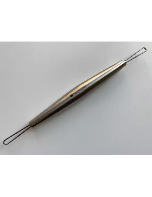 MIRETTE DOUBLE INOX FIL SEMI-COUPANTE 185 MM (Jusqu'à fin des stocks)