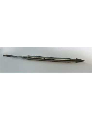 Outil de sculpture inox FR453 double 160 mm pour céramique
