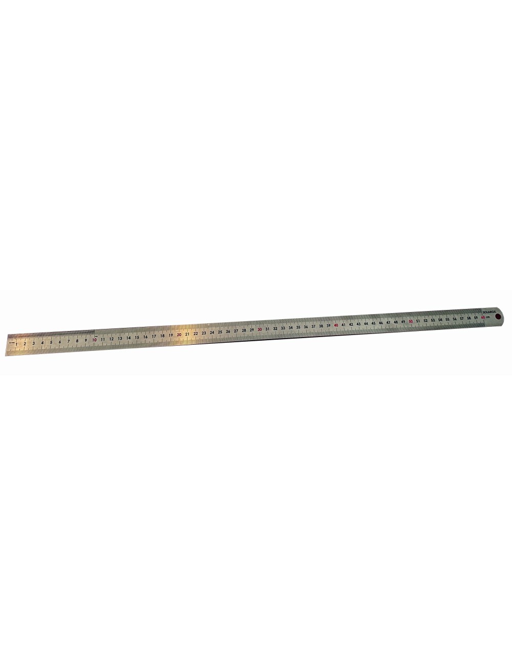 REGLET INOX SIMPLE FACE L.600 MM