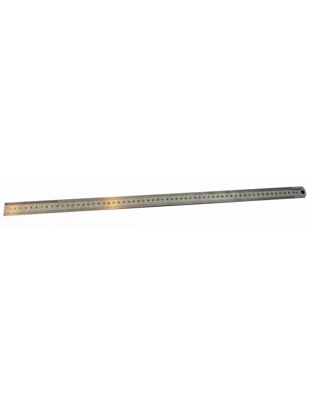 REGLET INOX SIMPLE FACE L.600 MM