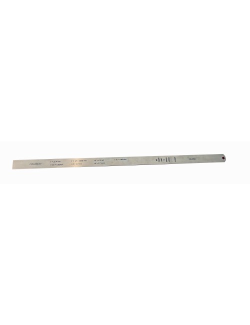 REGLET INOX SIMPLE FACE L.600 MM