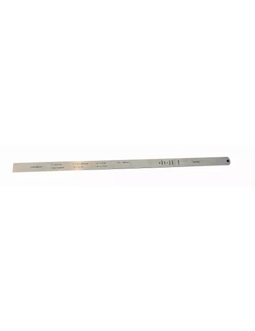 REGLET INOX SIMPLE FACE L.600 MM