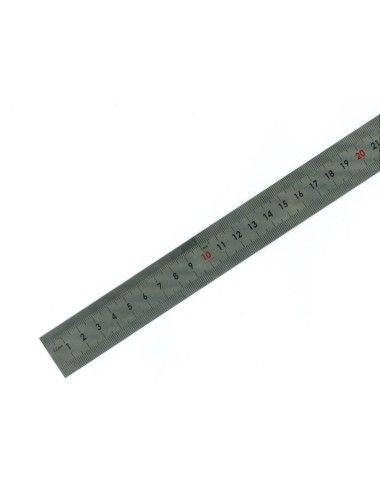 REGLET INOX SIMPLE FACE L.600 MM