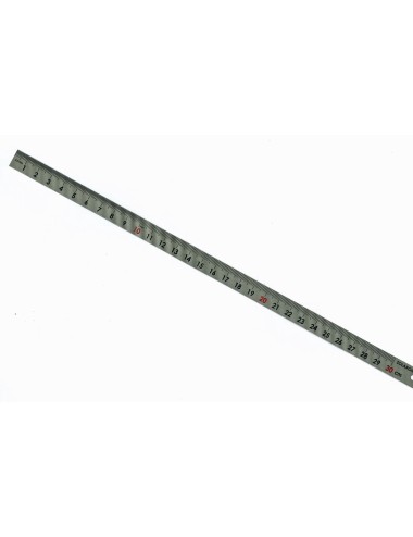 REGLET INOX SIMPLE FACE L. 300 MM