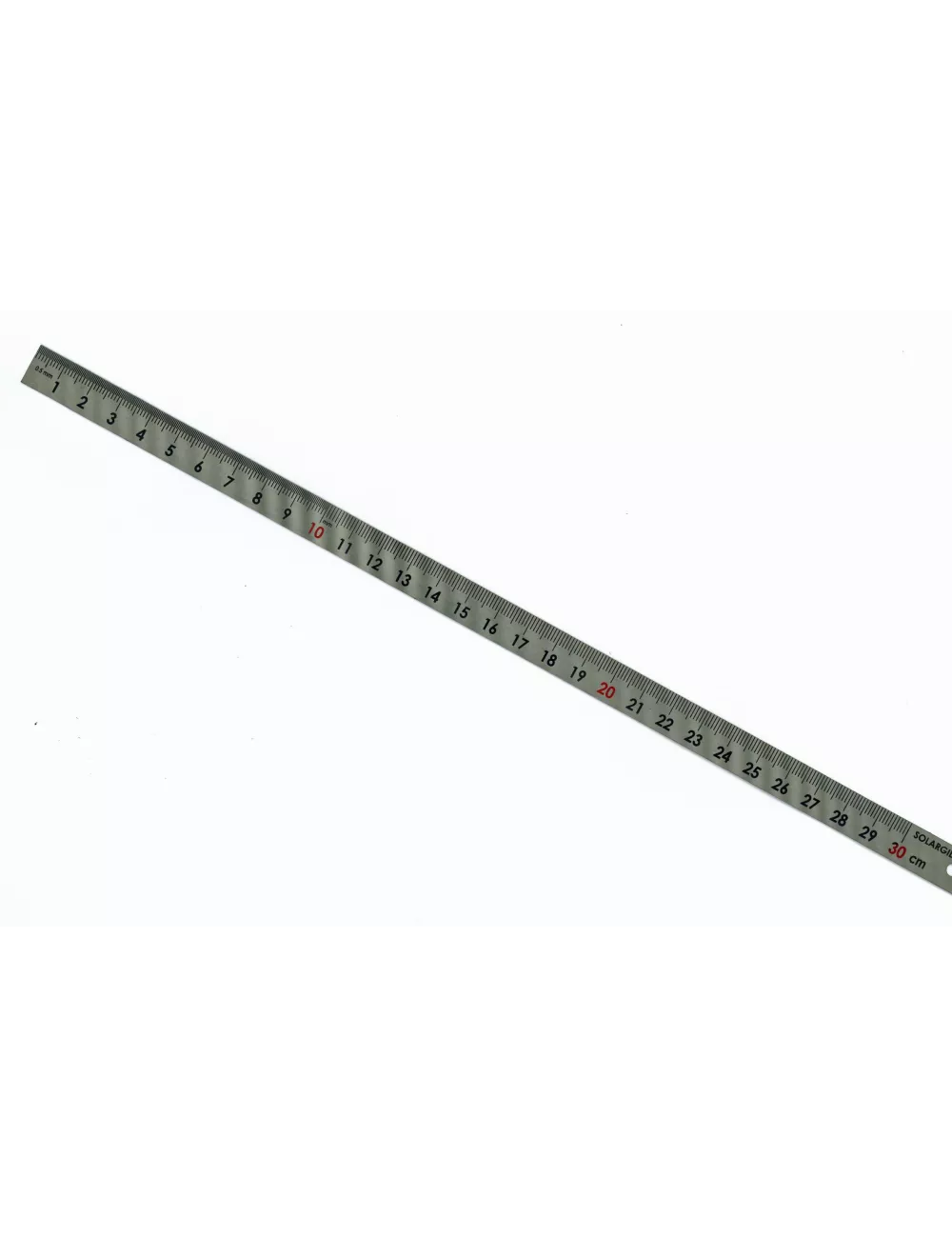 REGLET INOX SIMPLE FACE L. 300 MM