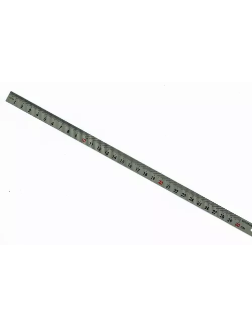 REGLET INOX SIMPLE FACE L. 300 MM