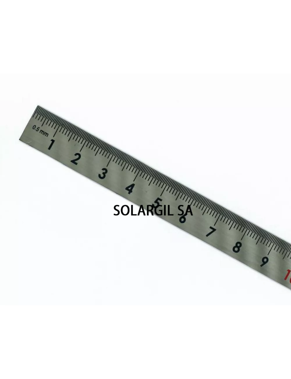 REGLET INOX SIMPLE FACE L. 300 MM