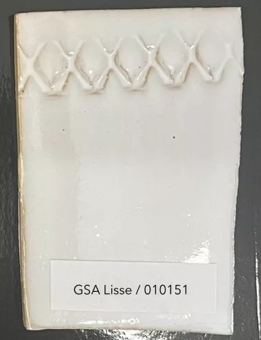 ÉMAIL GRÈS & PORCELAINE SANS PLOMB BLANC LAITEUX 010151