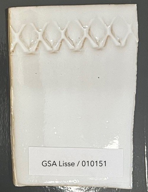 ÉMAIL GRÈS & PORCELAINE SANS PLOMB BLANC LAITEUX 010151