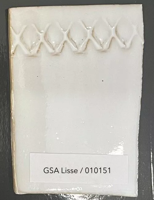 ÉMAIL GRÈS & PORCELAINE SANS PLOMB BLANC LAITEUX 010151