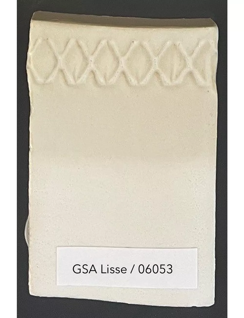 ÉMAIL GRÈS & PORCELAINE SANS PLOMB OPAQUE BLANC MAT 06053