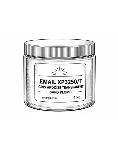 EMAIL XP3250/T GRIS ARDOISE TRANSPARENT SANS PLOMB