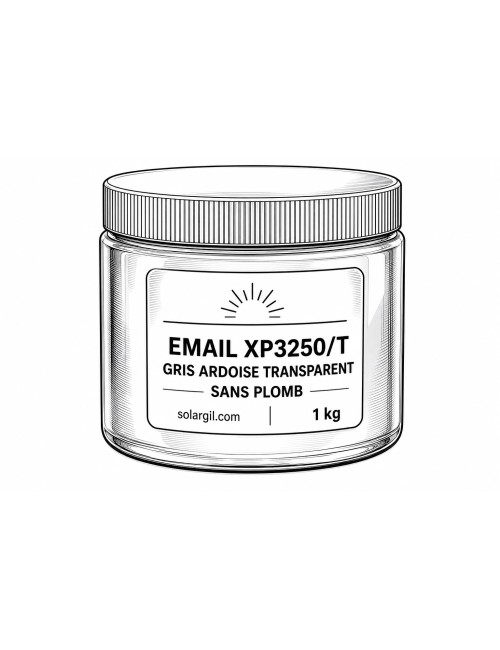 EMAIL XP3250/T GRIS ARDOISE TRANSPARENT SANS PLOMB