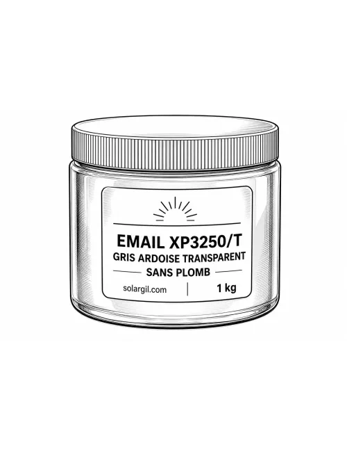 EMAIL XP3250/T GRIS ARDOISE TRANSPARENT SANS PLOMB