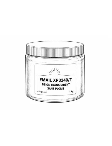 EMAIL XP3240/T BEIGE TRANSPARENT SANS PLOMB